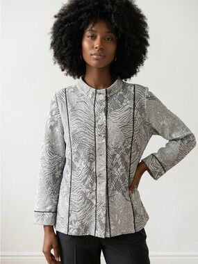 Yushi Textured Knit Shacket